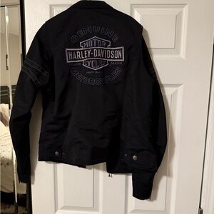 Harley-Davidson Black Jacket with Purple Accents